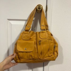 Brand New Stylish ginger yellow shoulder bag